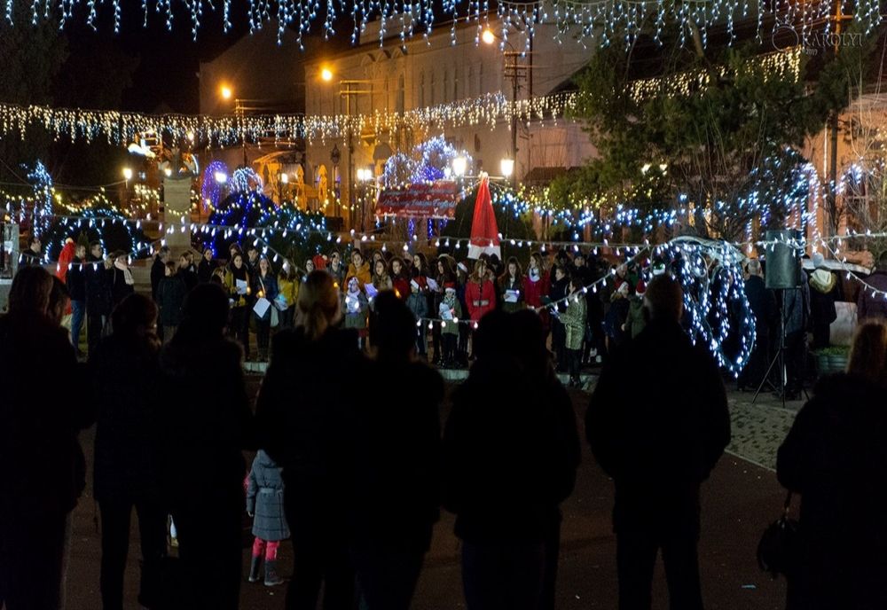 S-a deschis Târgul de Crăciun în aer liber de la Carei