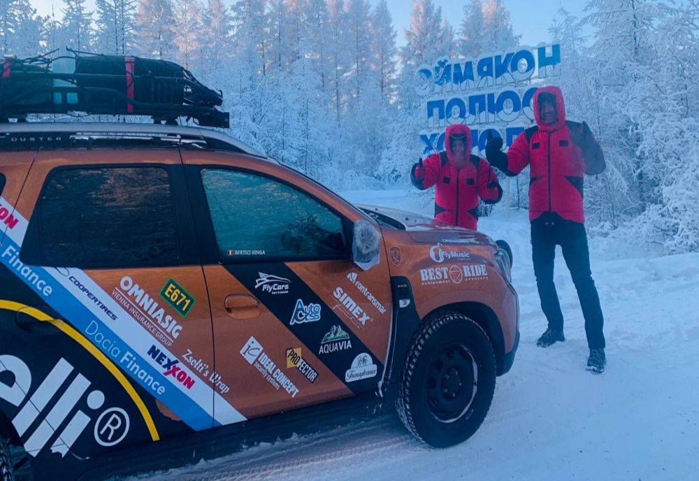 Sătmărenii Bertici au ajuns la polul frigului din Siberia