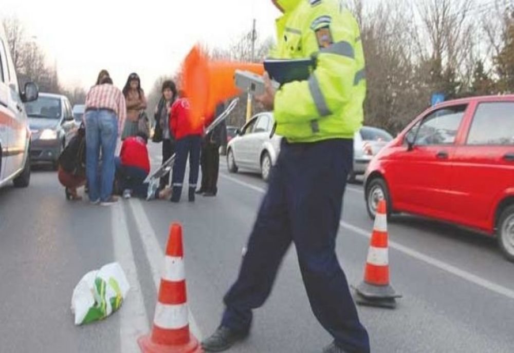 Femeie accidentată pe o trecere de pietoni din municipiu