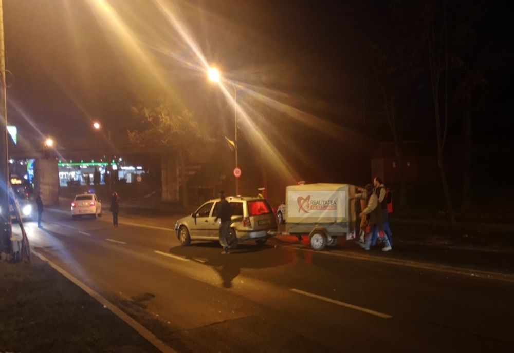 Trei mașini implicate într-un accident pe strada Botizului