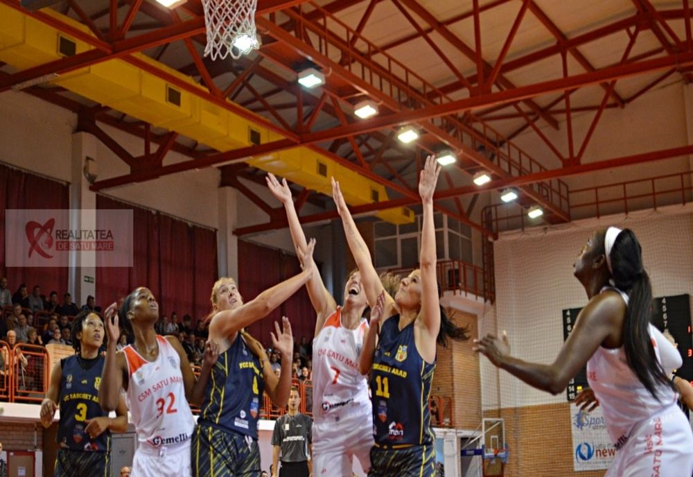 Baschet | FCC Baschet Arad - CSM Satu Mare, sâmbătă, de la ora 18:00
