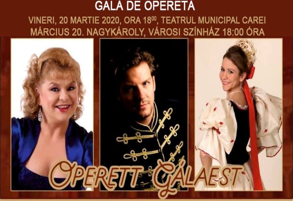 Gală de operetă la Carei