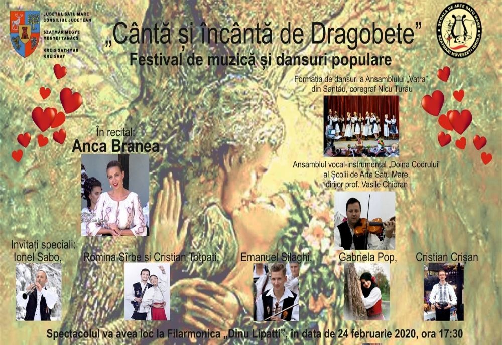 Școala de Arte prezintă spectacolul "Cântă și încântă de Dragobete" la Filarmonica Satu Mare