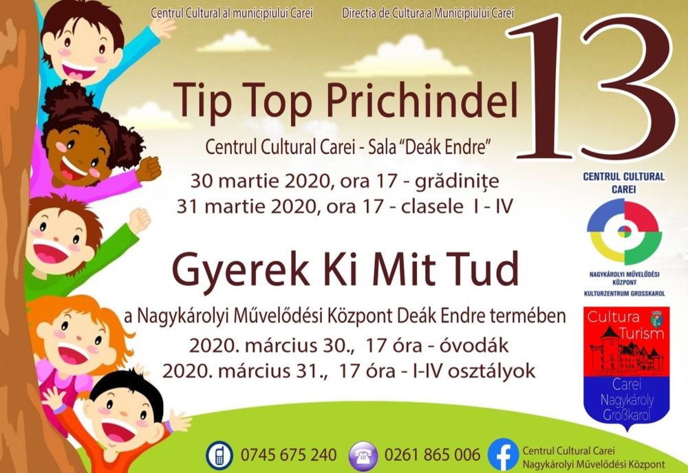 Încep înscrierile la concursul de talente TIP TOP prichindel