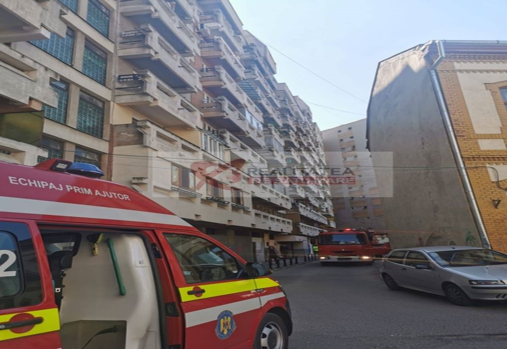 Incendiu la un apartament din centrul municipiului Satu Mare