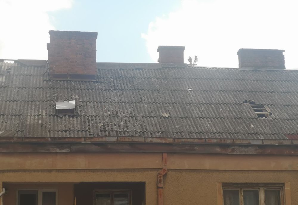 Copaci doborâți la pământ și acoperișuri smulse în municipiul Satu Mare