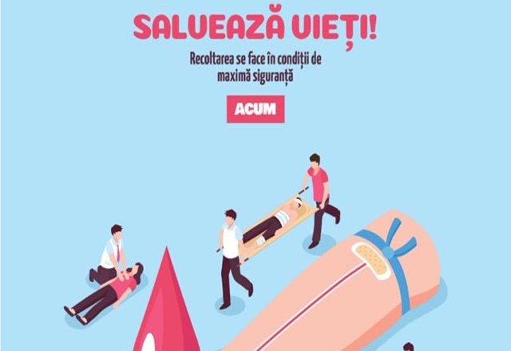 Nevoia de sânge nu se oprește odată cu declanșarea pandemiei de coronavirus