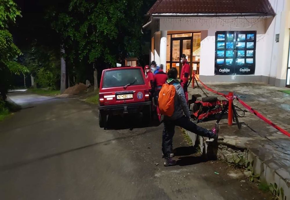 Salvare de noapte în Masivul Ceahlău