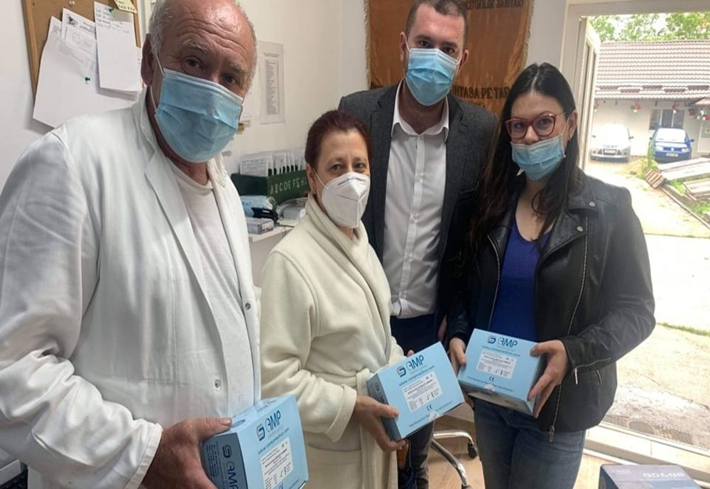 200 de teste rapide COVID-19 donate Spitalului de Pneumoftiziologie de către Rotaract Satu Mare