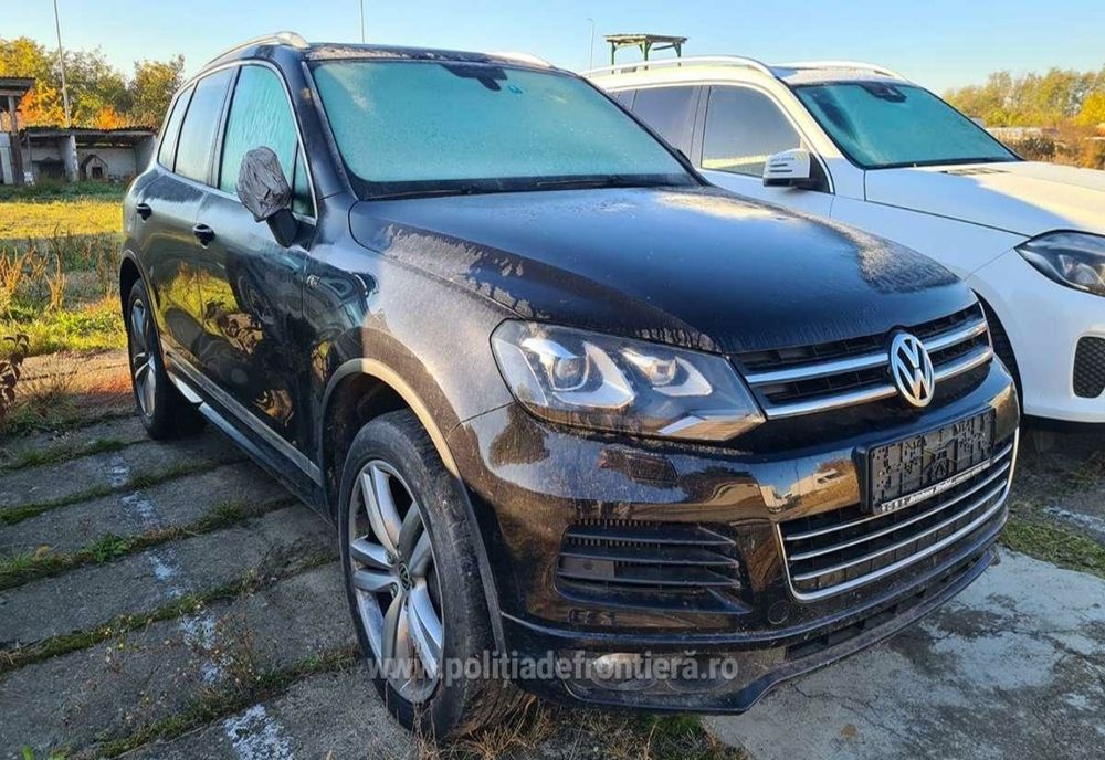 Volkswagen Touareg, în valoare de 100.000 de lei, furat din Germania, descoperit în Vama Petea! Un clujean, cercetat de tăinuire