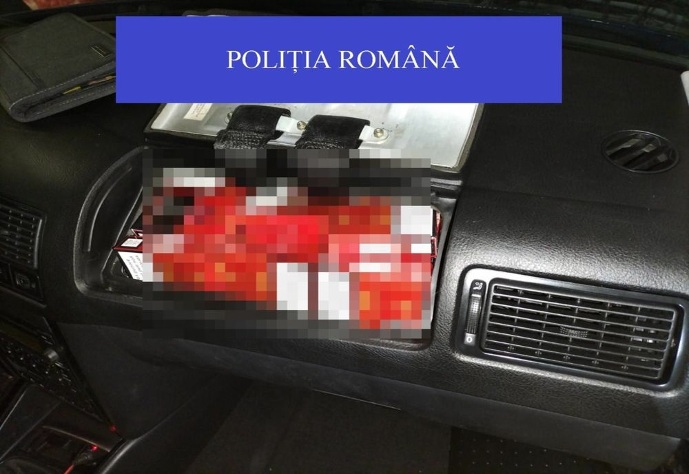 Maramureșean, prins de polițiștii sătmăreni cu țigări de contrabandă 