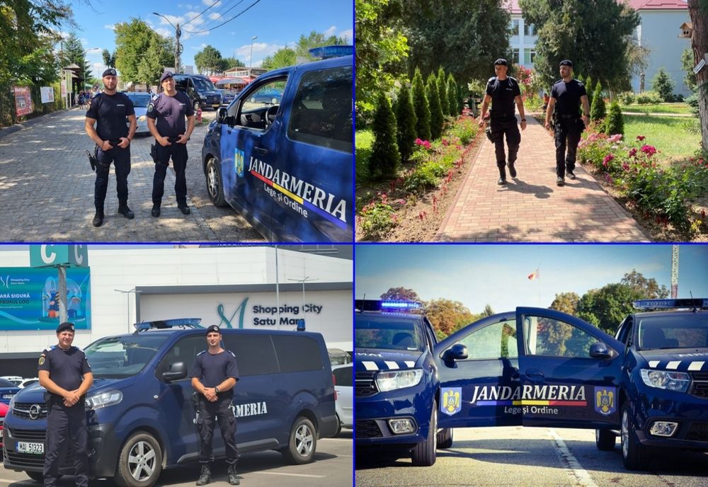 Jandarmii sătmăreni,  la datorie și în acest sfârșit de săptămână