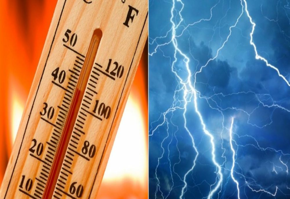 ATENȚIONARE METEOROLOGICĂ: COD GALBEN PENTRU INSTABILITATEA ATMOSFERICĂ, PLOI ABUNDENTE ȘI CANICULĂ