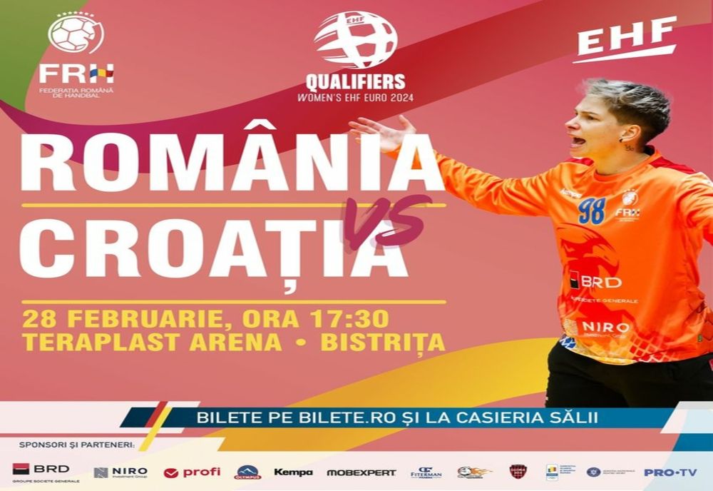Handbal feminin: România - Croația, astăzi, în preliminariile Campionatului European