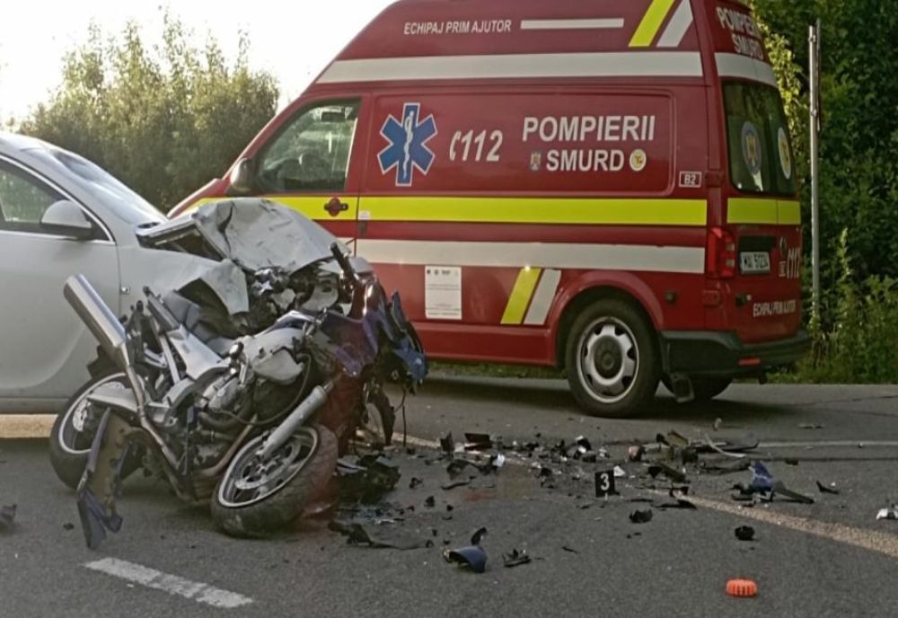 Motociclist de 62 de ani, din Ungaria, mort în Satu Mare