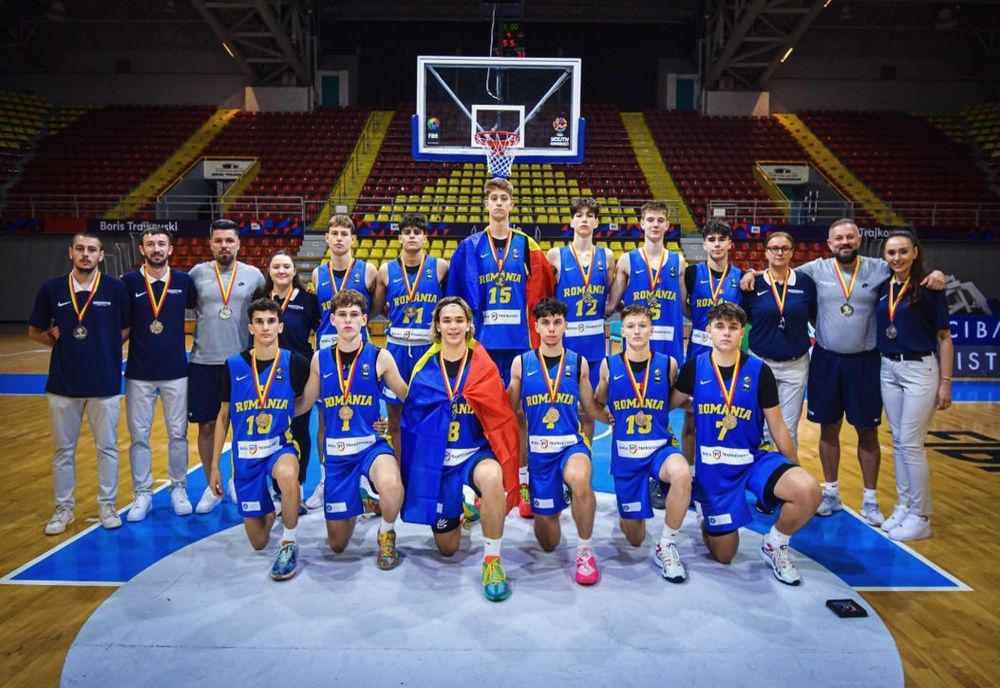 BASCHET MASCULIN: ROMÂNIA, ARGINT LA CAMPIONATUL EUROPEAN - FIBA U16