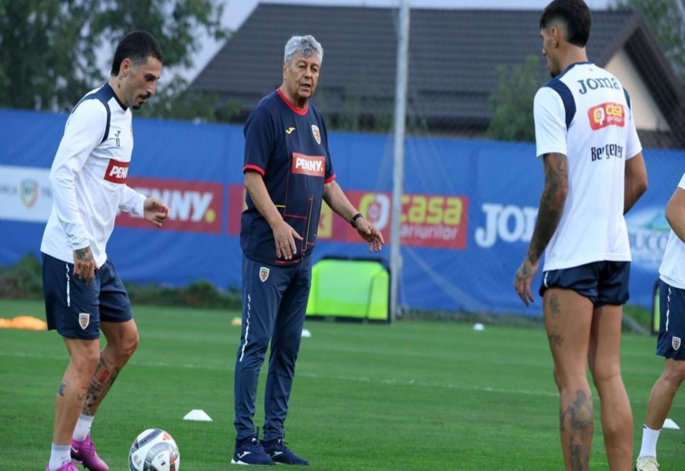 MIRCEA LUCESCU, PRIMUL ANTRENAMENT CU „TRICOLORII”