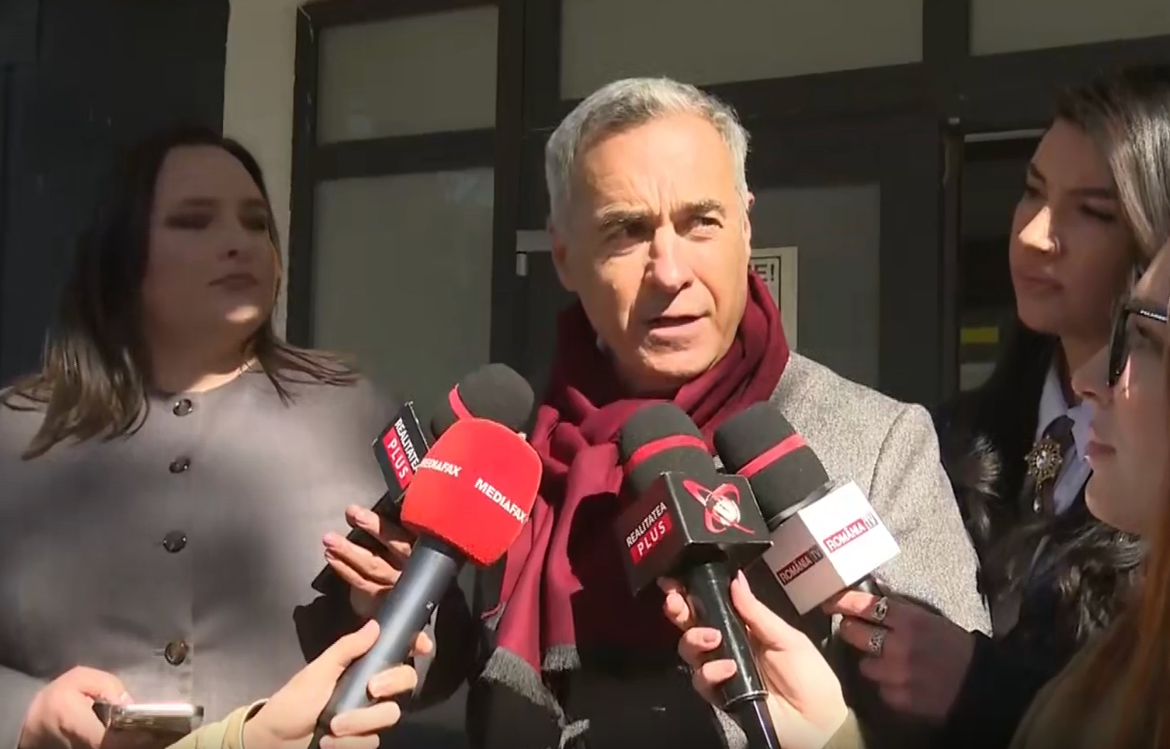 Călin Georgescu, la secția de poliție din Buftea  