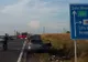 Incendiu lângă Aeroportul Satu Mare. O mașină s-a făcut scrum