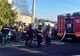 Incendiu puternic la un depozit de anvelope