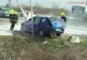 Accident la ieșirea din Satu Mare. O mașină a luat foc