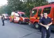 Accident la ieșire din Livada. Mașină răsturnată în șanț