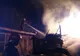 Șură din Ardud, mistuită de flăcări. Pompierii s-au luptat 4 ore pentru a stinge incendiul