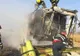 Incendiu la o combină aflată în funcțiune pe un teren din apropierea orașului Livada
