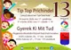 Încep înscrierile la concursul de talente TIP TOP prichindel