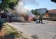 FOTO | Maşină distrusă de flăcări în municipiul Satu Mare! Au intervenit 9 pompieri
