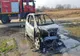 Maşină distrusă de un incendiu în localitatea Dara (FOTO)