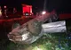 Accident pe un drum judeţean din Satu Mare! Şofer rănit după ce s-a răsturnat cu maşina (FOTO)
