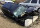 Accident în Acâș. Un bărbat a intrat cu mașina într-un cap de pod