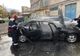 Mașină cuprinsă de flăcări într-o parcare de pe Drumul Careiului