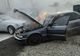 FOTO: Autoturism, afectat de un incendiu, în Carei